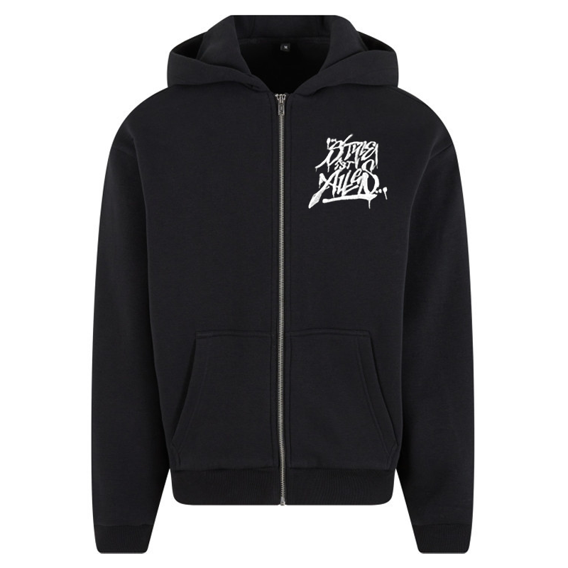 StyleIstAlles - FLUFFY ZIP HOODY STICK LOGO
