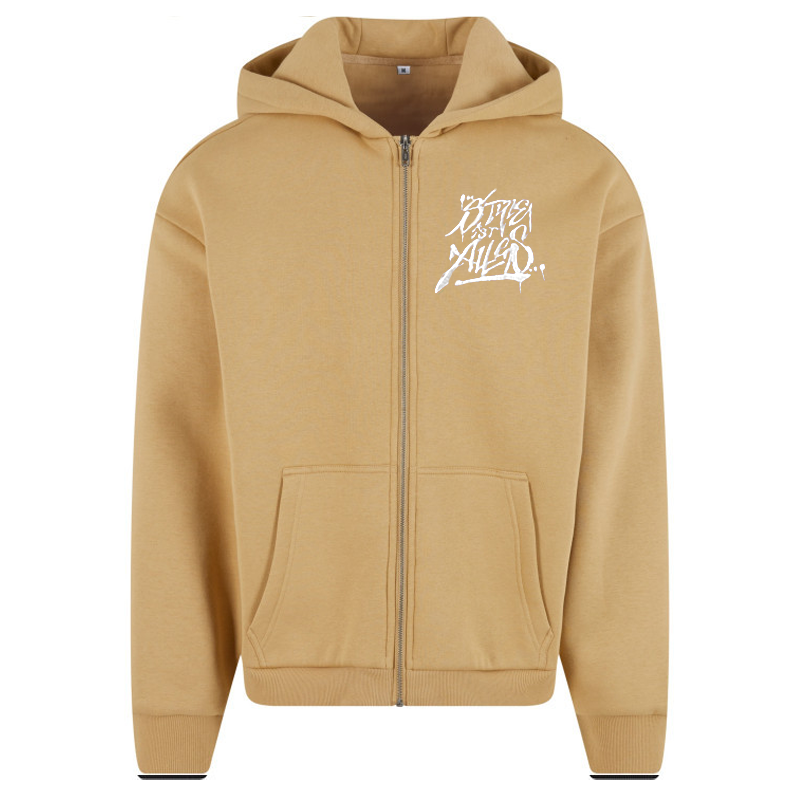 StyleIstAlles - FLUFFY ZIP HOODY STICK LOGO