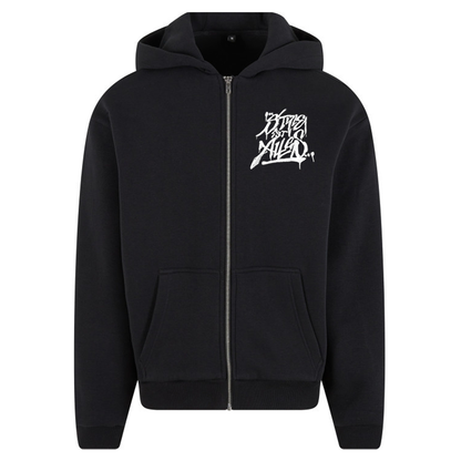 StyleIstAlles - FLUFFY ZIP HOODY STICK LOGO