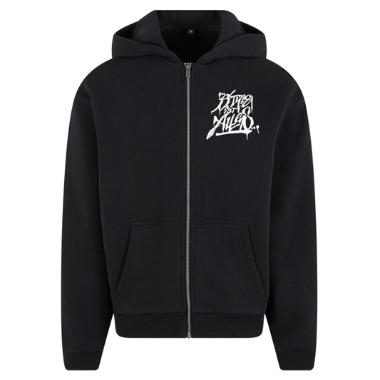 StyleIstAlles - FLUFFY ZIP HOODY STICK LOGO